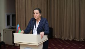 Gənc müəllimlərin forumu keçirilib, Prezidentə dəstək bəyanatı qəbul olunub -   FOTO — foto 4