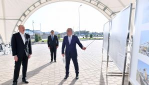 Prezident Neftçala şəhərinin içməli su təchizatı sistemlərinin istismara verilməsi mərasimində iştirak edib -     FOTO - YENİLƏNDİ — foto 4