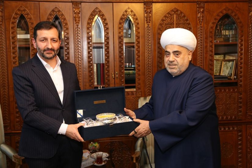 QMİ sədri Gürcüstan müsəlmanlarının rəhbərini qəbul etdi