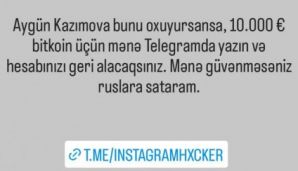 Xaker Aygün Kazımovanı şantaj etdi: 700 milyon versəniz... — foto 1