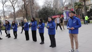 Seçki könüllüləri gənc seçiciləri məlumatlandırmağa başlayıb -   FOTOLAR — foto 1