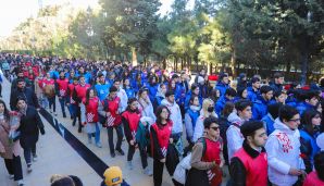 Azərbaycan Könüllüləri 20 Yanvar şəhidlərinin əziz xatirəsini yad ediblər -       FOTO — foto 3