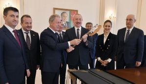 Prezident İlham Əliyev Hulusi Akarı qəbul etdi -   FOTO - YENİLƏNDİ — foto 4