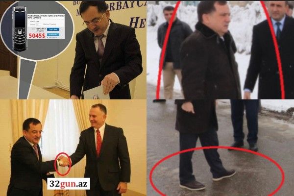 "Vertu"su olan İcra Başçısı Rəcəb Babaşovun brend geyimi, ayaqqabı və saatı -     FOTOLAR