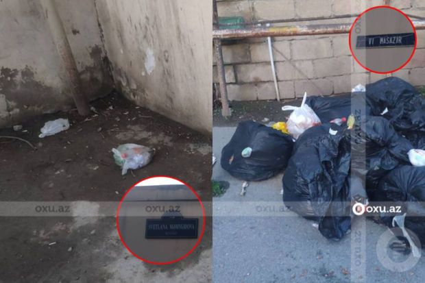 Binəqədi ərazisində zibilliyə çevrilən küçələr:     Zibil konteyneri niyə yoxdur? - FOTO