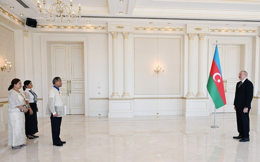 Prezident Filippinin yeni səfirinin etimadnaməsini qəbul etdi -   FOTO - YENİLƏNDİ