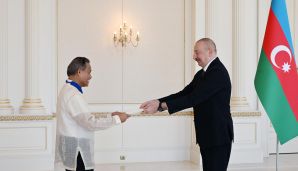 Prezident Filippinin yeni səfirinin etimadnaməsini qəbul etdi -   FOTO - YENİLƏNDİ — foto 1