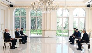 Prezident Qırğızıstanın yeni təyin olunmuş səfirinin etimadnaməsini qəbul etdi -   FOTO - YENİLƏNDİ — foto 2