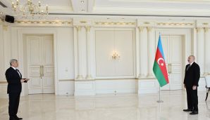 Prezident Qırğızıstanın yeni təyin olunmuş səfirinin etimadnaməsini qəbul etdi -   FOTO - YENİLƏNDİ — foto 3