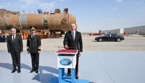 Prezident İlham Əliyev “Zəngilan” tankerinin istismara verilməsi mərasimində iştirak etdi -   FOTO - YENİLƏNDİ — foto 6