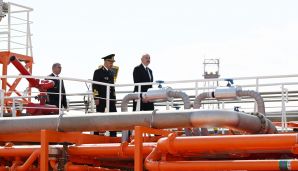 Prezident İlham Əliyev “Zəngilan” tankerinin istismara verilməsi mərasimində iştirak etdi -   FOTO - YENİLƏNDİ — foto 8