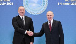 Astanada Azərbaycan Prezidenti İlham Əliyevin Rusiya Prezidenti Vladimir Putin ilə görüşü keçirilib -     FOTO - VİDEO - YENİLƏNDİ - 2 — foto 1