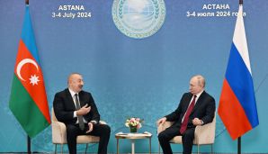 Astanada Azərbaycan Prezidenti İlham Əliyevin Rusiya Prezidenti Vladimir Putin ilə görüşü keçirilib -     FOTO - VİDEO - YENİLƏNDİ - 2 — foto 4