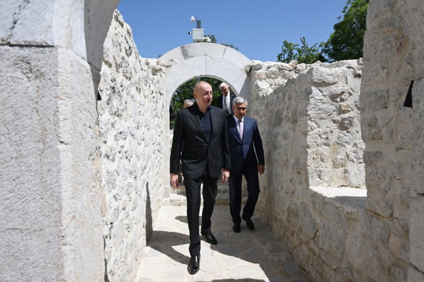 Şuşada Aşağı Gövhər Ağa məscidinin bərpadan sonra açılışı olub -     FOTO - YENİLƏNDİ