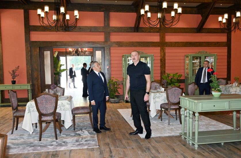 Prezident Şuşada “İsa bulağı” istirahət kompleksinin açılışında iştirak etdi -   FOTO - YENİLƏNDİ