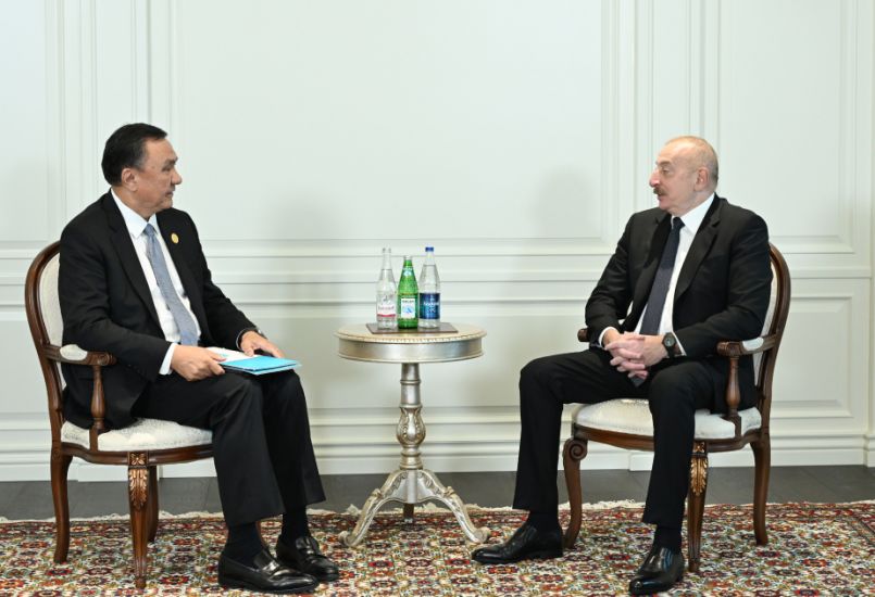 Prezident İlham Əliyev Şuşada Türk Dövlətləri Təşkilatının Baş katibini qəbul etdi