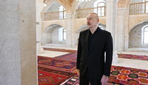 Şuşada Aşağı Gövhər Ağa məscidinin bərpadan sonra açılışı olub -     FOTO - YENİLƏNDİ — foto 6