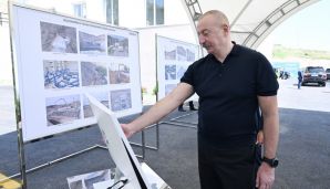 Prezident İlham Əliyev Şuşa sutəmizləyici qurğular kompleksinin açılışında iştirak edib  -     FOTO - YENİLƏNDİ — foto 3