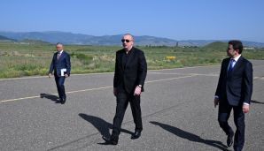 Prezident İlham Əliyev Xocalı hava limanında olub -   FOTO - YENİLƏNDİ — foto 3