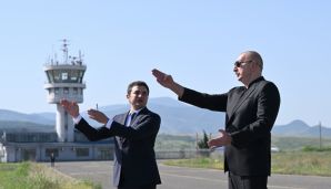 Prezident İlham Əliyev Xocalı hava limanında olub -   FOTO - YENİLƏNDİ — foto 5