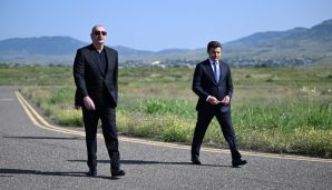 Prezident İlham Əliyev Xocalı hava limanında olub -   FOTO - YENİLƏNDİ — foto 6