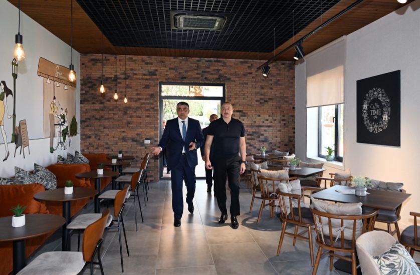 Prezident İlham Əliyev Xankəndidə əsaslı təmir və bərpadan sonra “Palace” hotelinin açılışında iştirak edib -   FOTO - YENİLƏNDİ