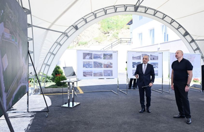 Prezident İlham Əliyev Şuşa sutəmizləyici qurğular kompleksinin açılışında iştirak edib  -     FOTO - YENİLƏNDİ