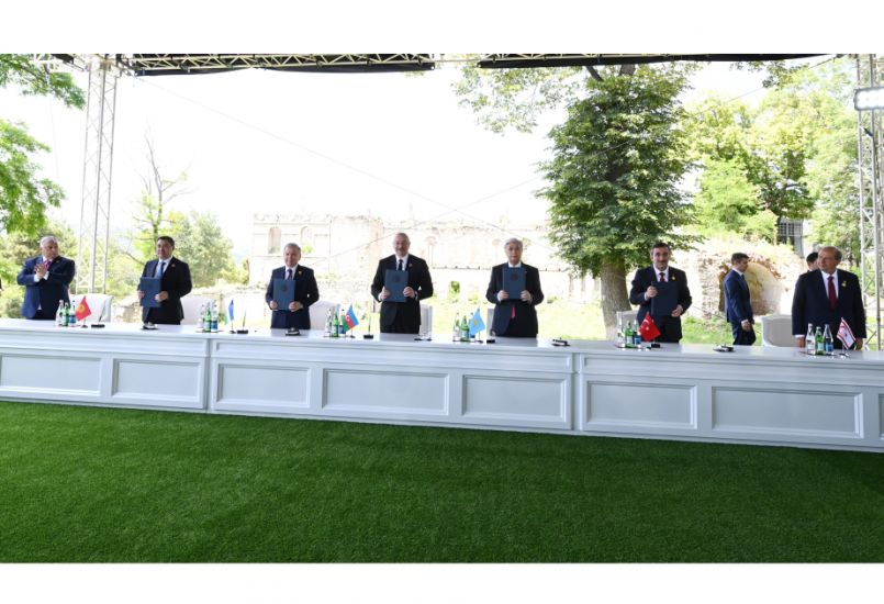 Şuşada Türk Dövlətləri Təşkilatının Dövlət başçılarının qeyri-rəsmi Zirvə görüşündə Qarabağ Bəyannaməsi imzalanıb -     FOTO - YENİLƏNDİ