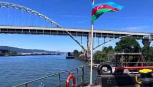 ABŞ limanına müstəqil Azərbaycan bayrağı altında ilk gəmi yan aldı -   FOTO — foto 4