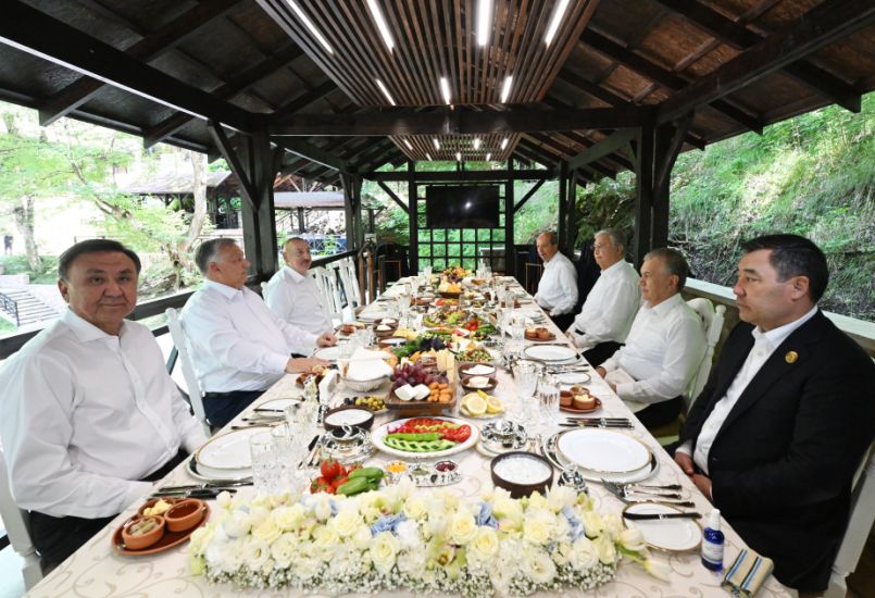 Şuşada Prezident İlham Əliyevin adından Türk Dövlətləri Təşkilatı dövlət və hökumət başçılarının şərəfinə nahar verildi