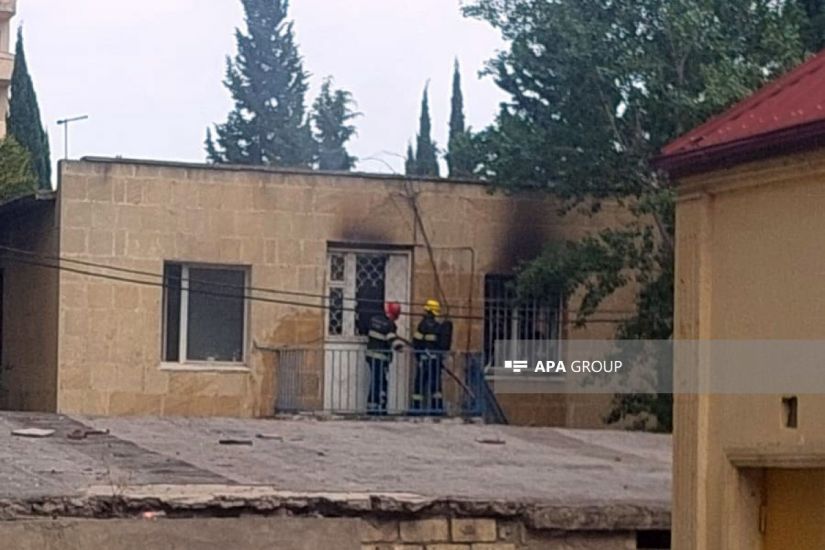 Bakıda xəstə baş həkimin otağına benzin töküb od vurdu