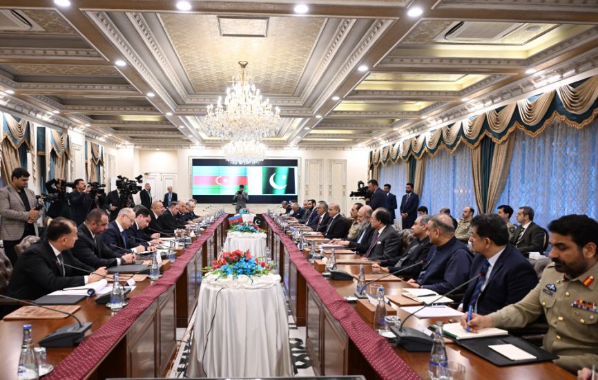 Azərbaycan Prezidentinin və Pakistanın Baş nazirinin geniş tərkibdə görüşü keçirildi -   YENİLƏNDİ - 2