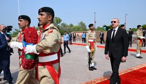 Prezident İlham Əliyev İslamabadda milli abidəni ziyarət edib -   YENİLƏNDİ — foto 1