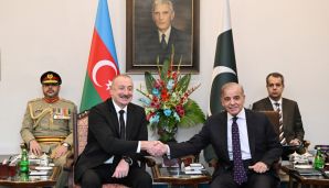 Azərbaycan Prezidenti İlham Əliyevin Pakistanın Baş naziri Məhəmməd Şahbaz Şərif ilə məhdud tərkibdə görüşü olub -       YENİLƏNDİ — foto 1