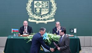 İslamabadda Azərbaycan ilə Pakistan arasında imzalanmış sənədlərin mübadiləsi mərasimi olub -     FOTO — foto 9