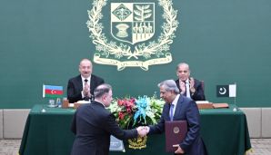 İslamabadda Azərbaycan ilə Pakistan arasında imzalanmış sənədlərin mübadiləsi mərasimi olub -     FOTO — foto 3