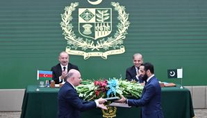 İslamabadda Azərbaycan ilə Pakistan arasında imzalanmış sənədlərin mübadiləsi mərasimi olub -     FOTO — foto 5