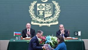 İslamabadda Azərbaycan ilə Pakistan arasında imzalanmış sənədlərin mübadiləsi mərasimi olub -     FOTO — foto 6