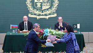 İslamabadda Azərbaycan ilə Pakistan arasında imzalanmış sənədlərin mübadiləsi mərasimi olub -     FOTO — foto 7