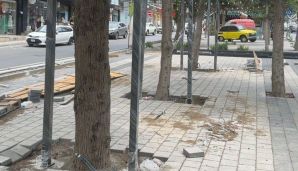 Xətai rayonunda səkilər zəbt edildi -   Dövlət Komitəsi hərəkətə keçdi — foto 2
