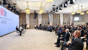Şuşada 2-ci Qlobal Media Forumunun açılış mərasimi keçirilib Prezident İlham Əliyev Forumda iştirak edib -   YENİLƏNDİ - 2 — foto 24