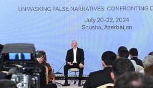 Şuşada 2-ci Qlobal Media Forumunun açılış mərasimi keçirilib Prezident İlham Əliyev Forumda iştirak edib -   YENİLƏNDİ - 2 — foto 25