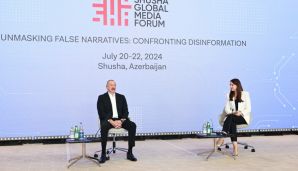 Şuşada 2-ci Qlobal Media Forumunun açılış mərasimi keçirilib Prezident İlham Əliyev Forumda iştirak edib -   YENİLƏNDİ - 2 — foto 3