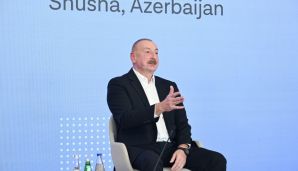 Şuşada 2-ci Qlobal Media Forumunun açılış mərasimi keçirilib Prezident İlham Əliyev Forumda iştirak edib -   YENİLƏNDİ - 2 — foto 5