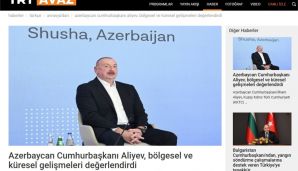 Türkiyə mediası Prezident İlham Əliyevin Şuşa mediaforumundakı çıxışını geniş işıqlandırdı -       FOTO — foto 8