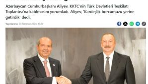 Türkiyə mediası Prezident İlham Əliyevin Şuşa mediaforumundakı çıxışını geniş işıqlandırdı -       FOTO — foto 6
