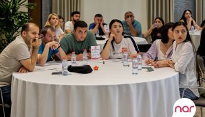 “Nar” Milli Mətbuat Günü münasibətilə media nümayəndələrini bir araya toplayıb -     FOTOLAR — foto 2