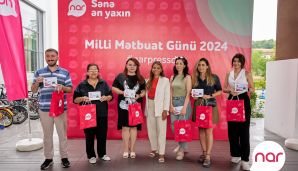 “Nar” Milli Mətbuat Günü münasibətilə media nümayəndələrini bir araya toplayıb -     FOTOLAR — foto 3