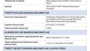 Adil Vəliyevin adına 2 milyon manatlıq avtosalon -       Rəsmi sənədlər — foto 1