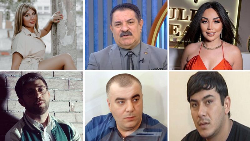 Balta ilə hücum edən, dostunu, tanışını və kafedə müştərini bıçaqlayan məşhurlar -     SİYAHI